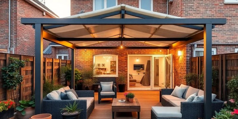 Overkapping Nijmegen voor meer gebruik van de tuin